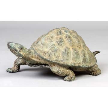 Bronze Patinaed Turtle
