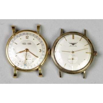 Two Gold Wrist Watches
