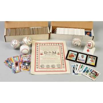 Group of Baseball Cards & Autographed Baseballs