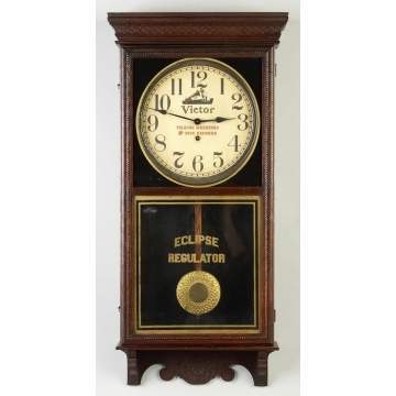 Sessions Clock Co. Eclipse Regulator, Advertising Victor Talking Machines