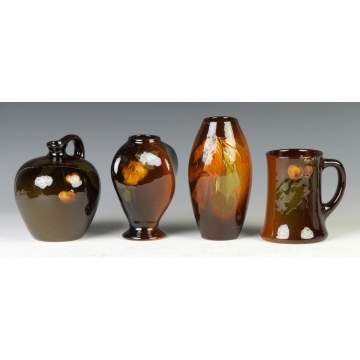 Group of Art Pottery Vases & Mug