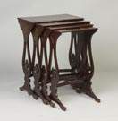 Oriental Lacquered Nesting Tables
