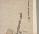 Chinese Scroll with Scholar