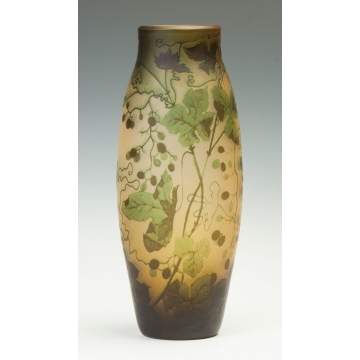 Galle Cameo Vase, Monumental