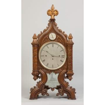 English Gothic Cathedral Shelf Clock