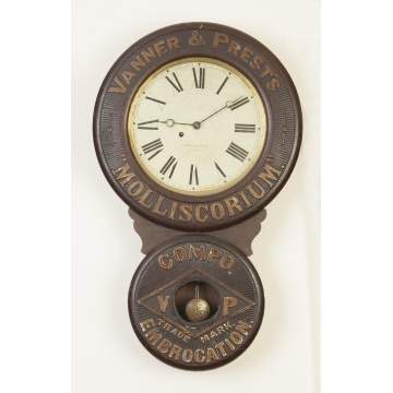 Baird Clock Co., Plattsburgh, NY,Wall Clock
