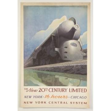 The New 20th Century Limited New York/Chicago 16 Hours, NY Central System