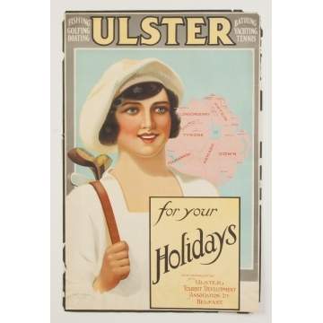 Ulster for your Holiday's Vintage Travel Poster