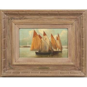 Anne Rogers Minor (American, 186-1947) Sailing boats