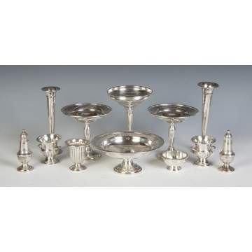 Group of Sterling Silver Weighted Table Articles