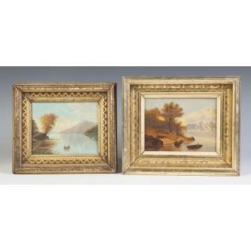 Two Hudson River School Paintings