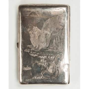 Chinese Export Silver Case 