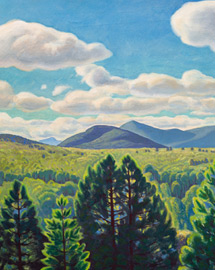 Tree Tops and Mountain Peaks by Rockwell Kent