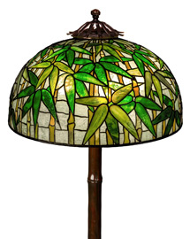 New York Bamboo Floor Lamp by Tiffany Studios
