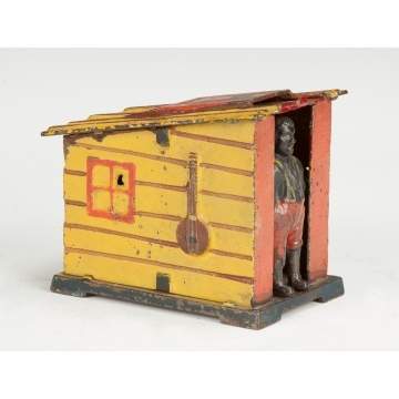 Darky in Cabin Mechanical Bank