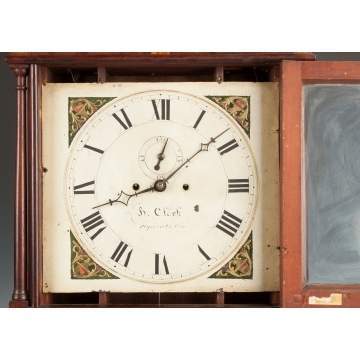 Heman Clark Case on Case Shelf Clock Plymouth, CT