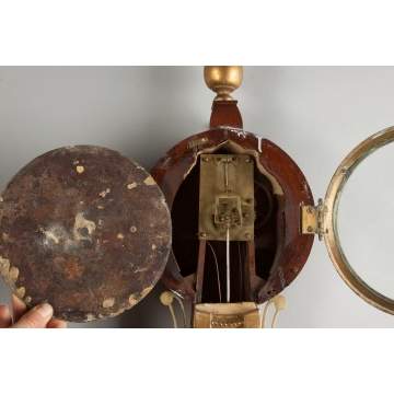 L. Curtis, Concord, MA, Gilt Wood Banjo Clock
