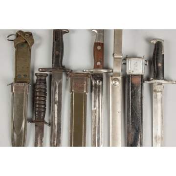 Group of US Bayonets