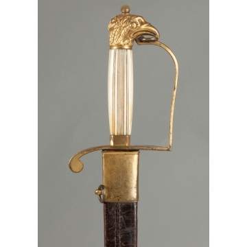 Gilded Eagle Head Sword