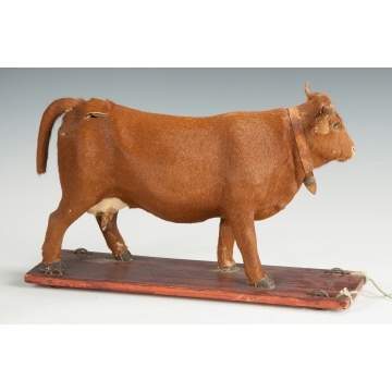 Pull Toy of a Cow