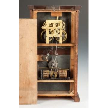 Ithaca Double Dial Calendar Clock - Farmer's Model #10