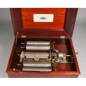 Rare Mermod Freres Five Cylinder Music Box