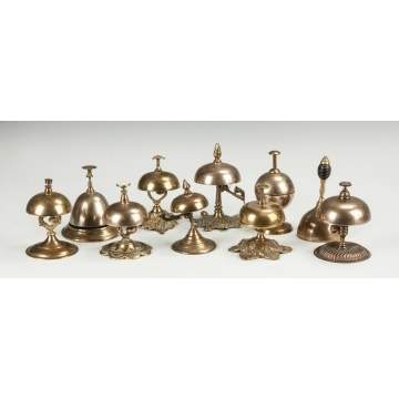 Group of Victorian Brass Bells