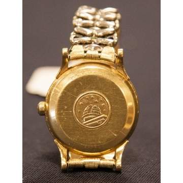 Vintage Omega 18K Gold Automatic Chronometer Constellation Watch