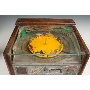 Vintage Horse Race Gumball Machine