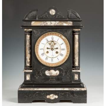 French Marble Mantle Clock