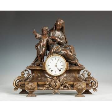 Seth Thomas Madonna & Child Shelf Clock