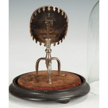 Nickle Plated Iron Candle Reflector