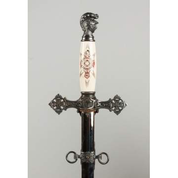 Masonic Sword made by Horstman, Philadelphia