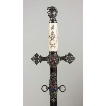 Masonic Sword made by Horstman, Philadelphia