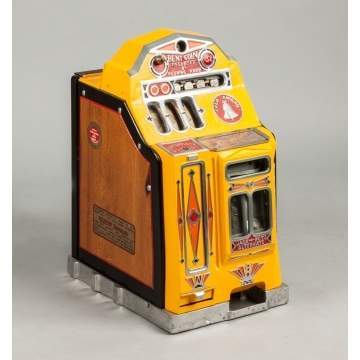 Vintage Superior Connection Co. Nickle Slot Machine