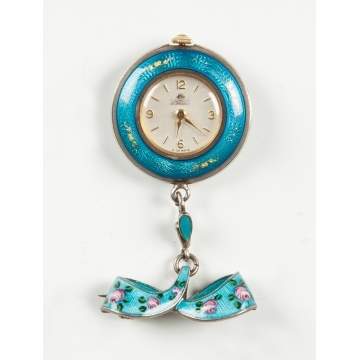 Shields Watch & Ladies Enameled Watch