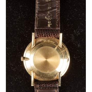 Vintage Swiss Longines 18K Gold Watch