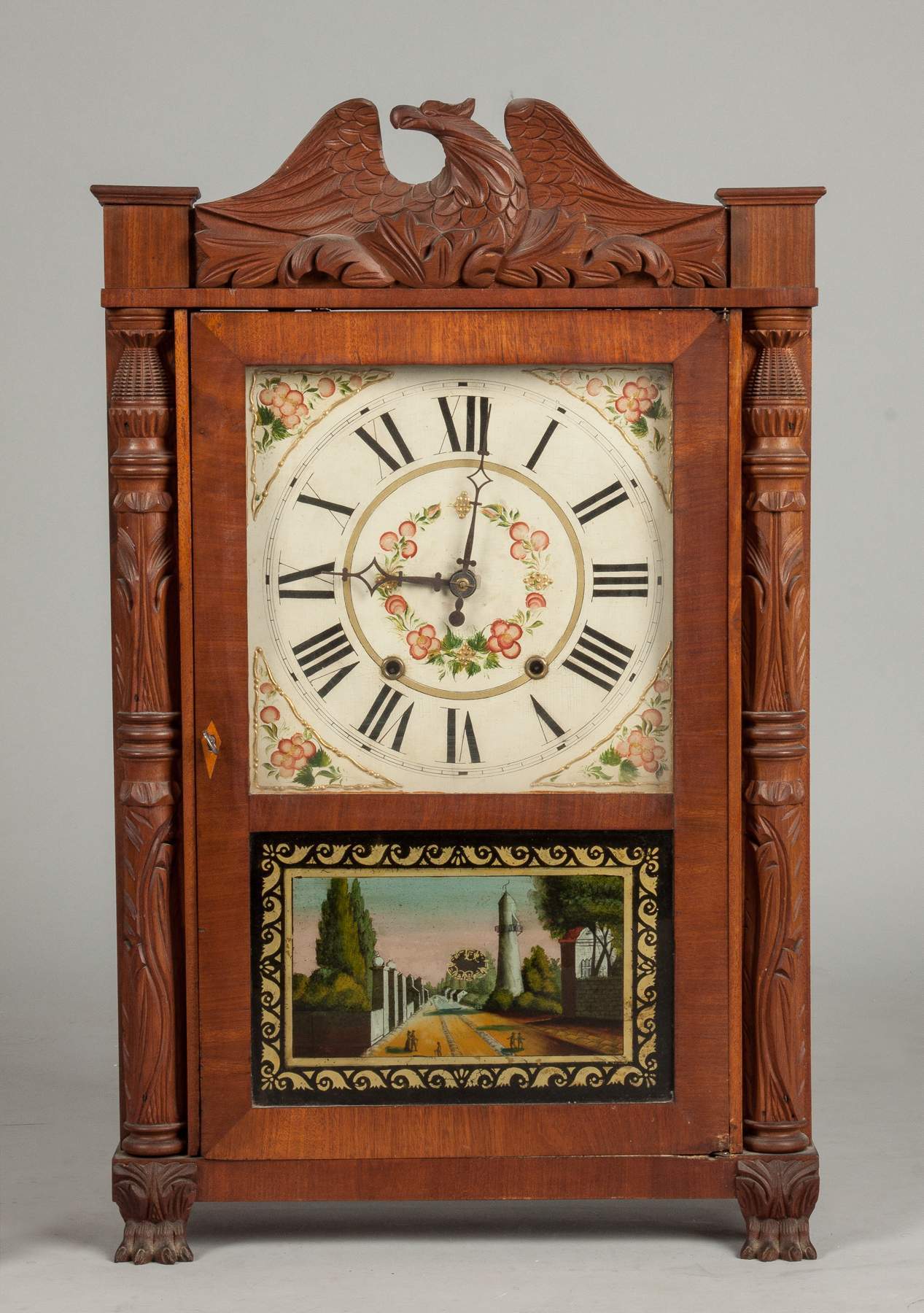 Unusual Asaph Hall Shelf Clock | Cottone Auctions
