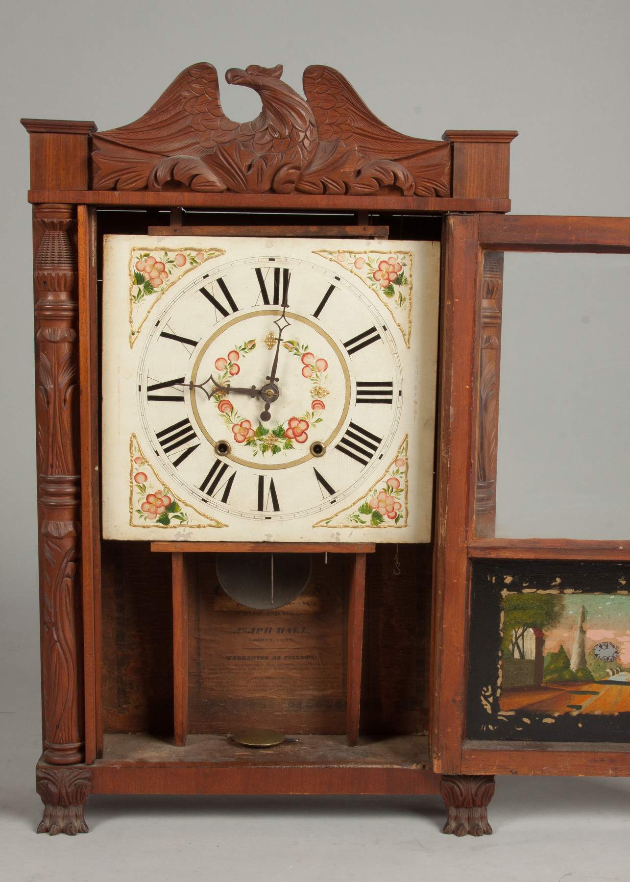Unusual Asaph Hall Shelf Clock | Cottone Auctions