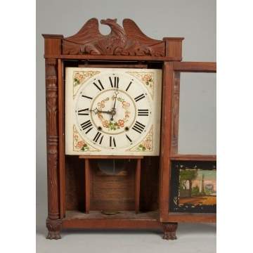 Unusual Asaph Hall Shelf Clock