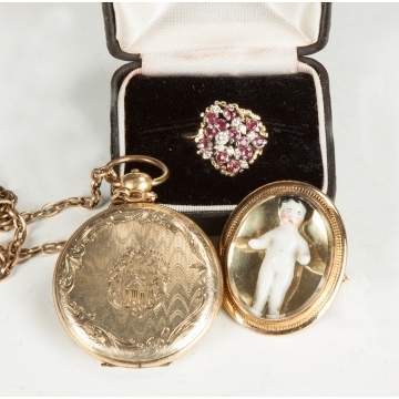 Three Pieces of Vintage Jewelry
