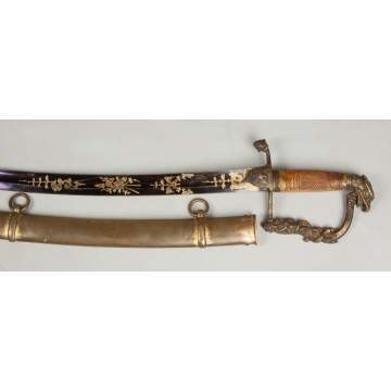 Militia Sword with Eagle Head