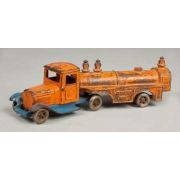 Kilgore Cast Iron Aviation Gas Tanker Truck