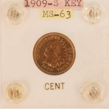 1909-S Key Indian Head Penny
