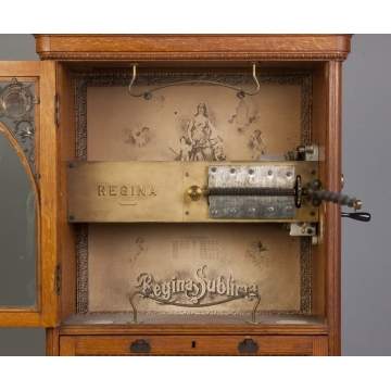 Regina Single Play Upright Music Box