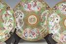 Four Ulysses S. Grant Chinese Porcelain Dessert Plates