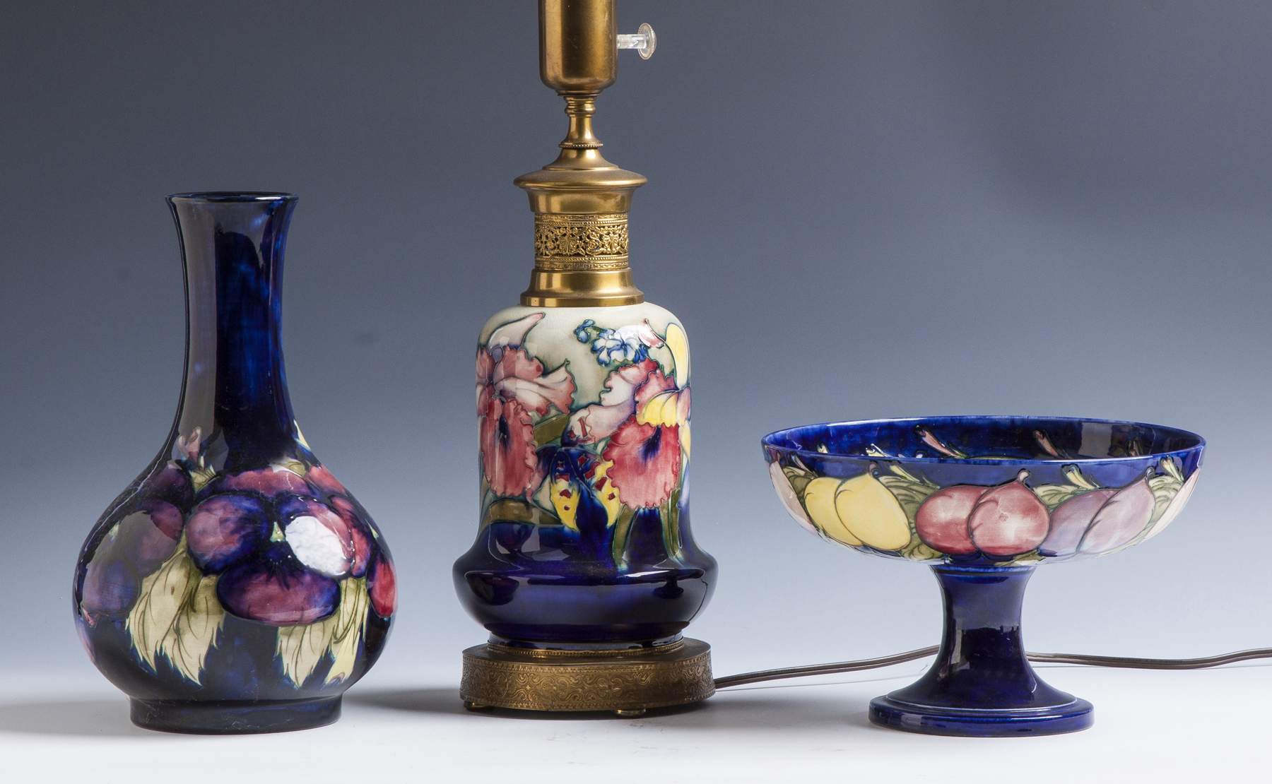 Three Pieces of Moorcroft Cottone Auctions
