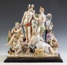 Meissen Porcelain Figural Group Emblematic of Commerce