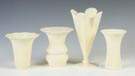 Four Steuben Ivory Vases