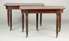 Two Piece Mahogany Dining Table